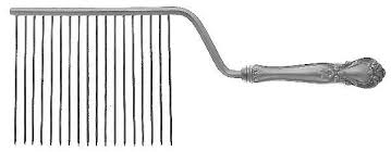 Ancestry (Sterling, 1940) Cake Breaker with Silverplate Prongs by Weidlich Silver | Replacements, Ltd.