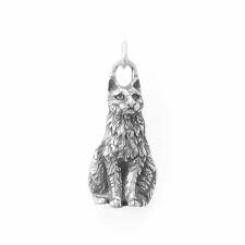 Sterling Silver Purr-ecious! Cat Charm | eBay