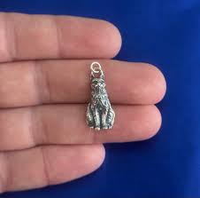 Sterling Silver Kitty Charm: Adorable Cat Pendant - Etsy