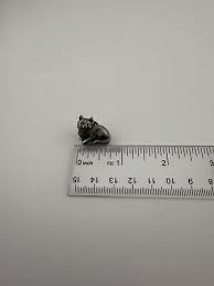 Small Silver Tone Cat Pin | eBay