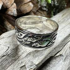 Terrwyn Celtic Raven Ring – Celtic Crystal Design Jewelry
