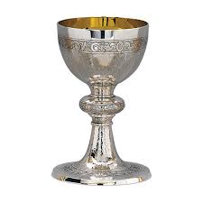 925 solid sterling silver chalice and paten Molina handmade ...