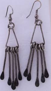 Large Hanging Southwest Dangles Sterling Silver Long Chime ...