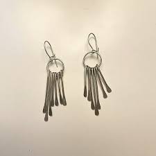 Vintage Y2K Sterling Silver Earrings | eBay