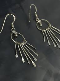 Vintage Sterling Silver 925 Dream Catcher Pierced Dangle ...