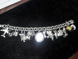 Vint 925 Sterling Signed TC Double Link Box Lock Charm Bracelet w/ 16 charms !! | eBay