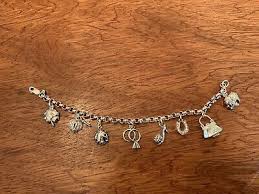 Ross Simons Sterling Silver CZ 925 Vintage Charm Bracelet Good Luck 29 Grams | eBay