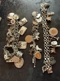 Vintage 1940s to 1960s, 50 + Charms, Sterling Silver, Charm ...