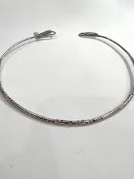 Sterling Silver Leaf Choker – Dem Two Hands