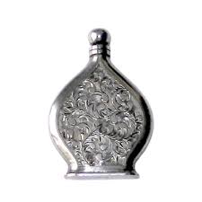 1920's sterling silver perfume bottle