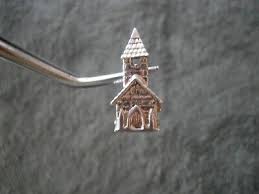 English Village Country Church Vtg Sterling Silver Bracelet Charm Pendant 3.3g | eBay