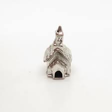 925 Sterling Silver Vintage Country House Charm Pendant - Etsy Australia