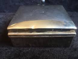 Vintage Sterling Silver Cigarette Box by A and J Zimmerman Ltd - Etsy Sweden