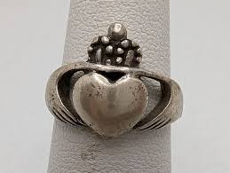 Sterling Silver 925 Claddagh Ring Size 5.5 | eBay