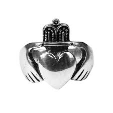 Clearance Large Claddagh Sterling Silver Ring | Irish ...