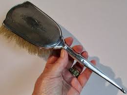 Antique Collectable Beautiful Sterling Silver Vanity Brush ...