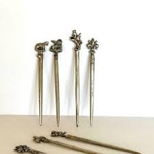 Figural Brass Cocktail Picks (set of 7) - Etsy