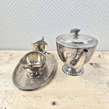 Vintage DOUWE EGBERTS Teapot Coffee Pot Creamer milk & Sugar Set | eBay