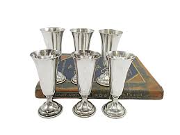 Sterling Silver, Cordials or Liquors, Set of 6, by Randahl ...