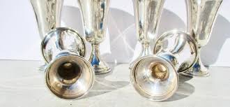 Vintage Kiddush Cups Sterling Silver -Set of 6 | Chairish