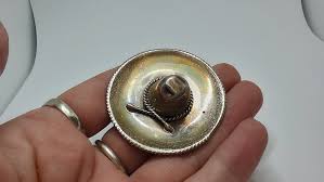 Vintage Mexican Sombrero Hat 925 Sterling Sombrero - Etsy