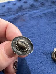Vintage Sterling Silver 925 Cowboy Hat Cowgirl Screw Back ...
