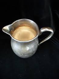 Vintage Minimalist Silver Plate Water Pitcher LBS Crown Cross Bell Sheffield | eBay