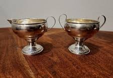 Beaded Antique US Sterling Silver Creamers & Sugar Bowls for sale | eBay
