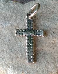 Sterling Silver Cross Charm, 925, Bracelet or Necklace ...