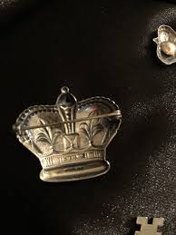 STUNNING Sterling Silver Antique Royal Crown Four Piece ...