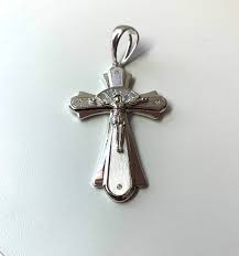 Stamped 925 Solid Sterling Silver Cross Pendant - Etsy