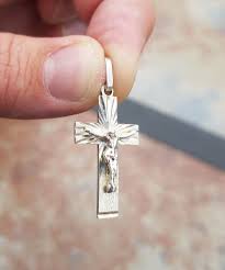 VINTAGE 925 STERLING SILVER JESUS CRUCIFIX PENDANT | eBay
