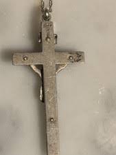 vintage sterling cross pendant products for sale | eBay
