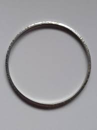 Love as Though... Silver-toned Bangle - Etsy