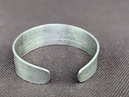 Vtg Norway Silver Tone Etched Modernist Cuff Bracelet Hand Made Scandinavian | eBay