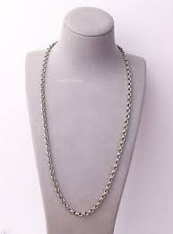 Real S925 Sterling Silver Necklace Women Men 5mm Sutra Rolo Link Chain 26inchL | eBay