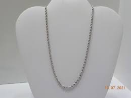 Vintage 18" Sparkly Silver Tone Chain Necklace (5575) Twisted Chain - Etsy