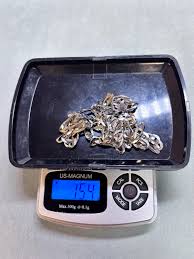 Sterling Silver Made in Italy Figaro Chain Necklace 15.4g 24 ...