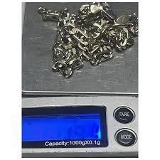 Estate Figaro Link Chain Necklace 925 2/25 14k Italy. For ...