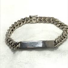 Vintage Uno A Erre Italy 925 Sterling Silver Link ID Design ...