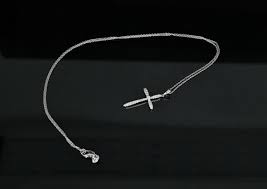 $1,450 14K Solid White Gold 0.26ct Round Diamond Necklace ...