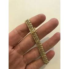 Fas | Jewelry | Sterling Silver Bracelet Tennis Gold Plated No Stones Fas Thai Stamped Safety | Poshmark