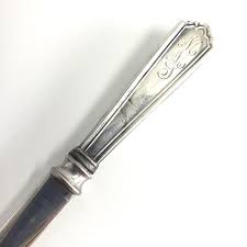 WEBSTER Sterling Silver Letter Opener 7.5" Monogrammed ...