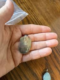 VINTAGE SET OF TWO PRETTY DIFFERENT STERLING PENDANTS WITH ...