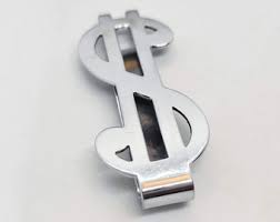 Buy SWANK 10k White Gold Plated Money Clip Online in India ...