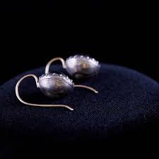 Black Dot Paste Earrings – Third Act Vintage