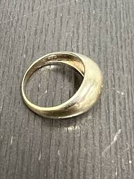 925 Sterling Silver Gold Plated Men Ring, Suez 10, Pre-Owned | eBay