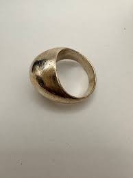 VNTG DOME TASCO Sterling Silver Ring 925. Weight 19g - Etsy
