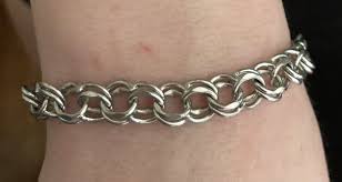 A&Z Hayward Sterling Silver Double Cable Bracelet W/Safety ...