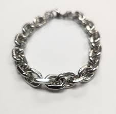 Cable Link Bracelet in Stainless Steel – Iron Crue